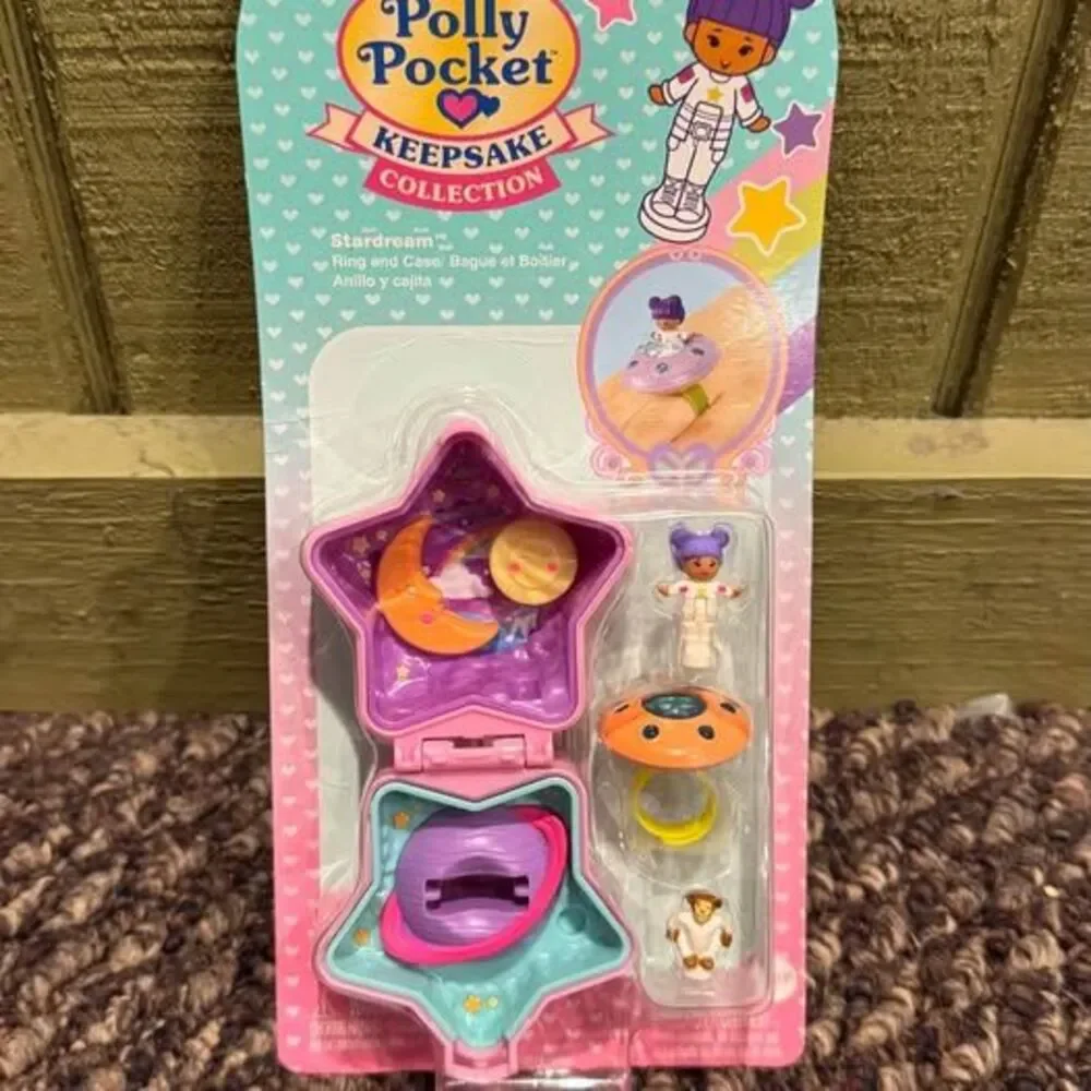 Polly Pocket Keepsake Collection Stardream Ring and Case
